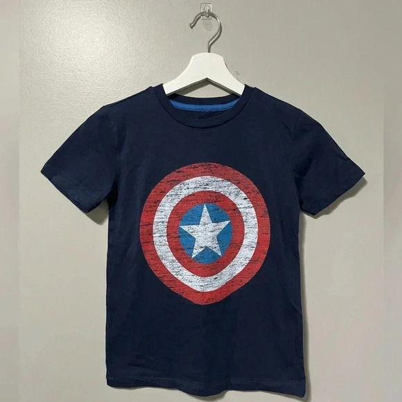 Marvel Captain America Boys Short Sleeve T-Shirt - Picture 1 of 6